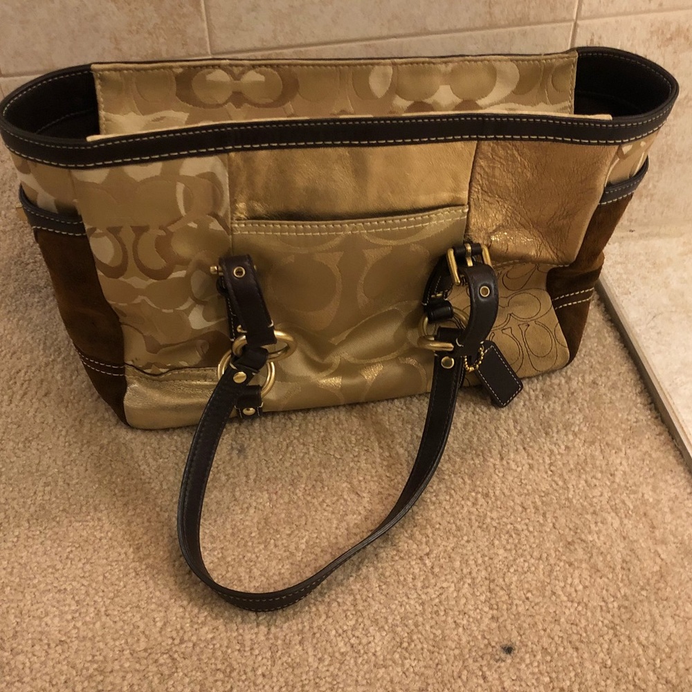 Coach patchwork purse